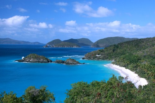 Trunk Bay, complete with self-guided underwater snorkel trail!